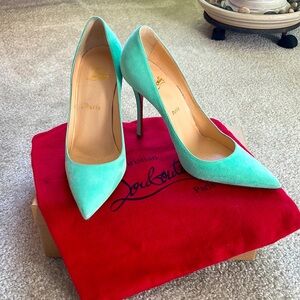 KATE Suede/Teal CHRISTIAN LOUBOUTIN